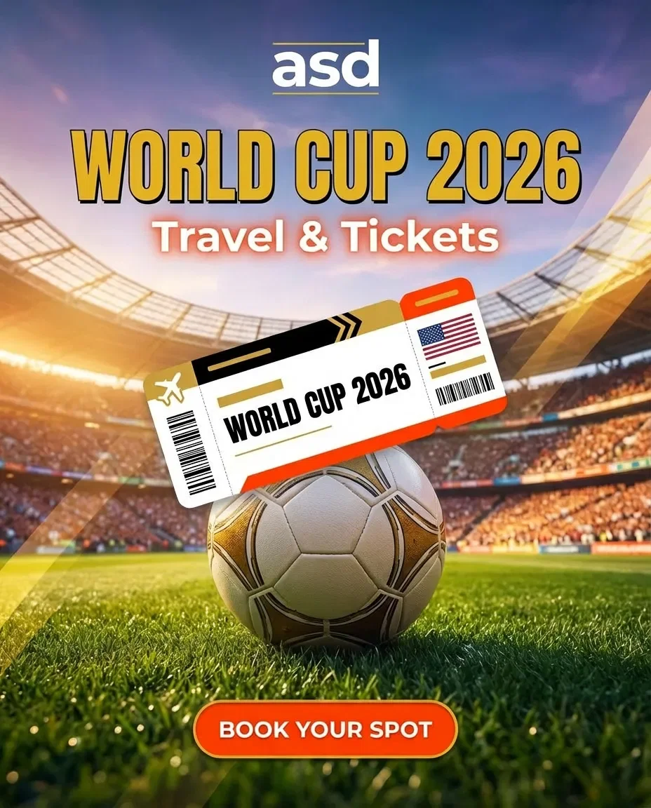 World Cup 2026 travel and tickets ad